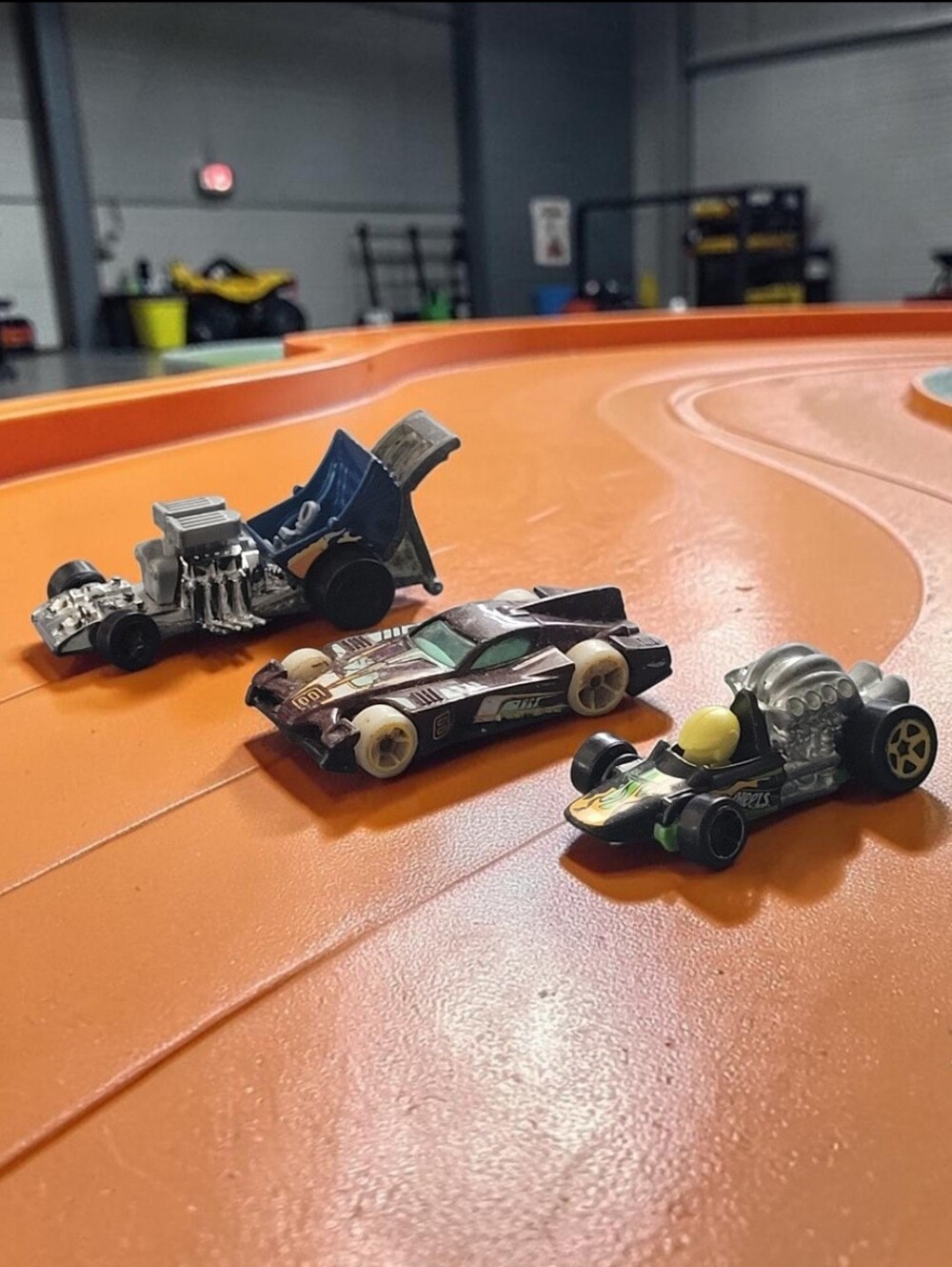 (Lot Of 3) Assorted Hot Wheels Boomer Dragster/bFormul8r/ Head Starter/Die-Cast